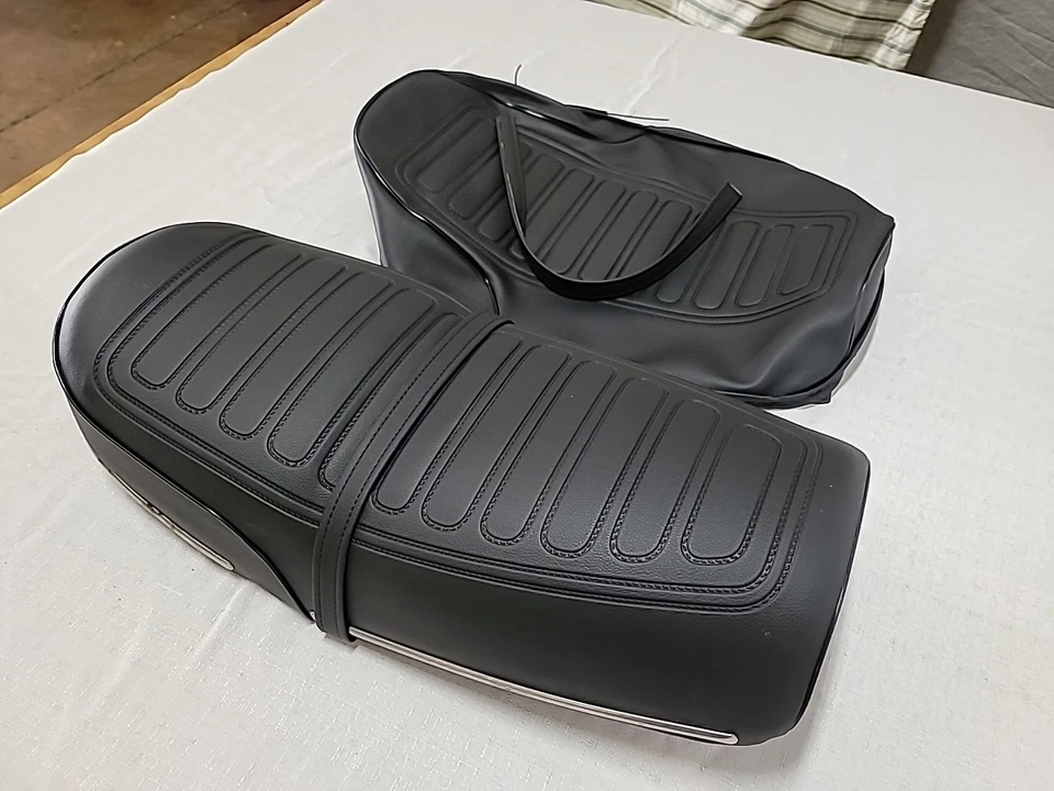 ЧЕХОЛ НА СИДЕНЬЕ SUZUKI GT500 GT550 M/A/B 1975-1977 с РЕМЕШКОМ (S*-34) - Изображение 4 из 4