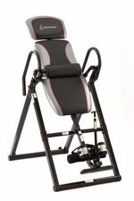 Inversion Table For Back Pain Relief W/ Adjustable Angles  Lumbar Pad Foldable