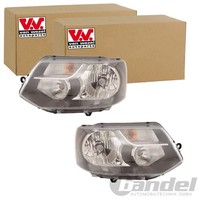 2X VAN Wezel H4 Scheinwerfer SET Links+Rechts Passend FüR VW Multivan