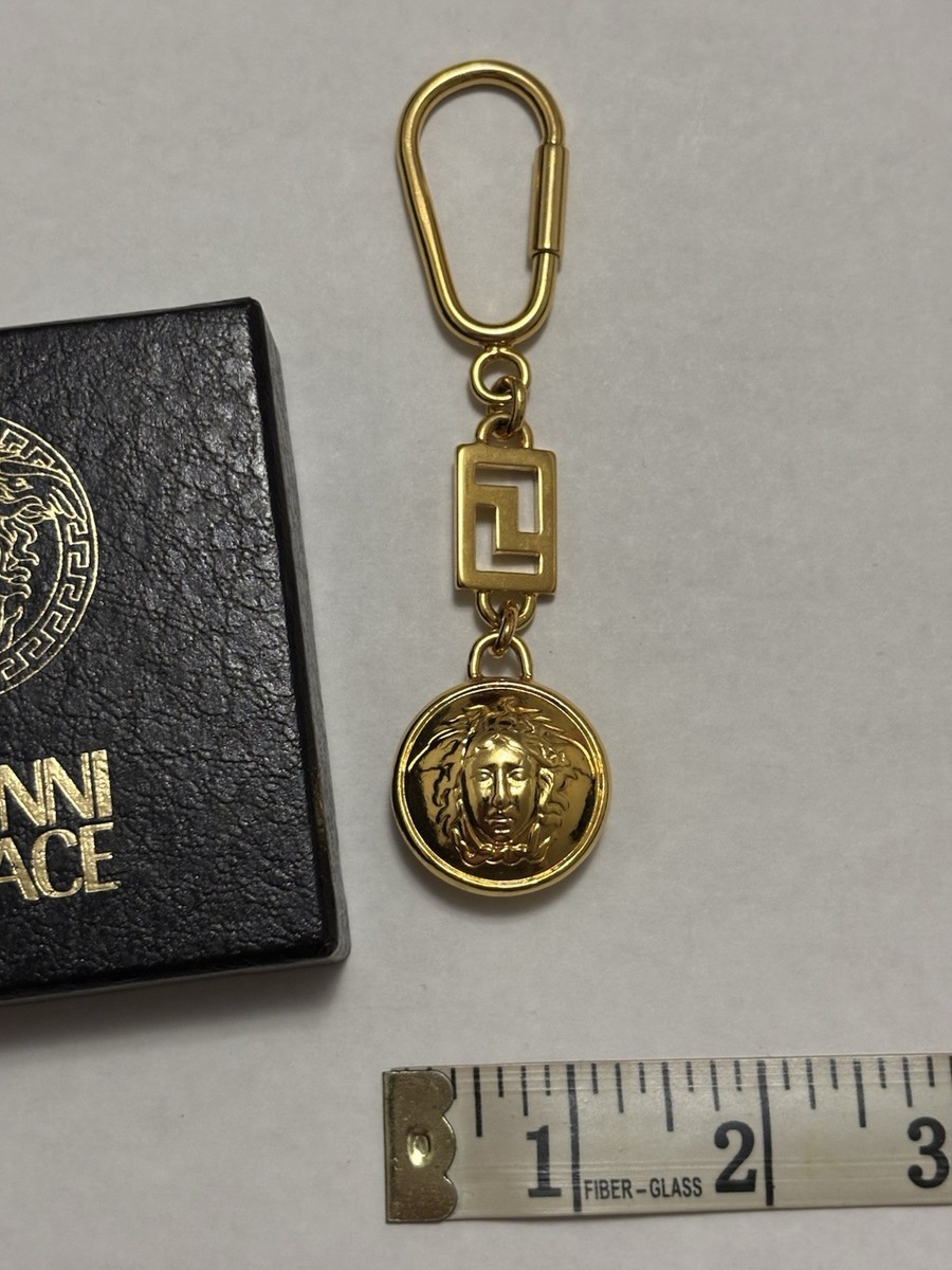 Gianni Versace Gold Color Keychain New Made In Italy! | eBay