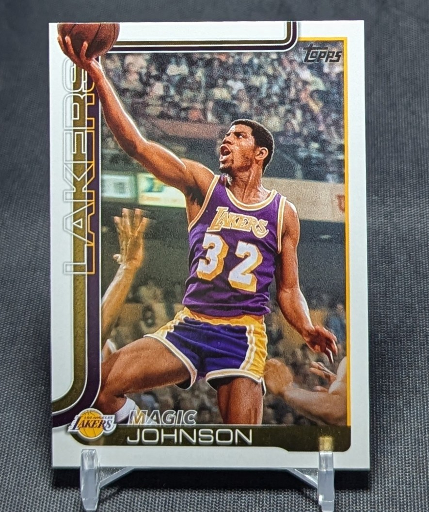 Magic Johnson 2025/26 Topps NBA Basketball Flagship Card #255 Los Angeles Lakers