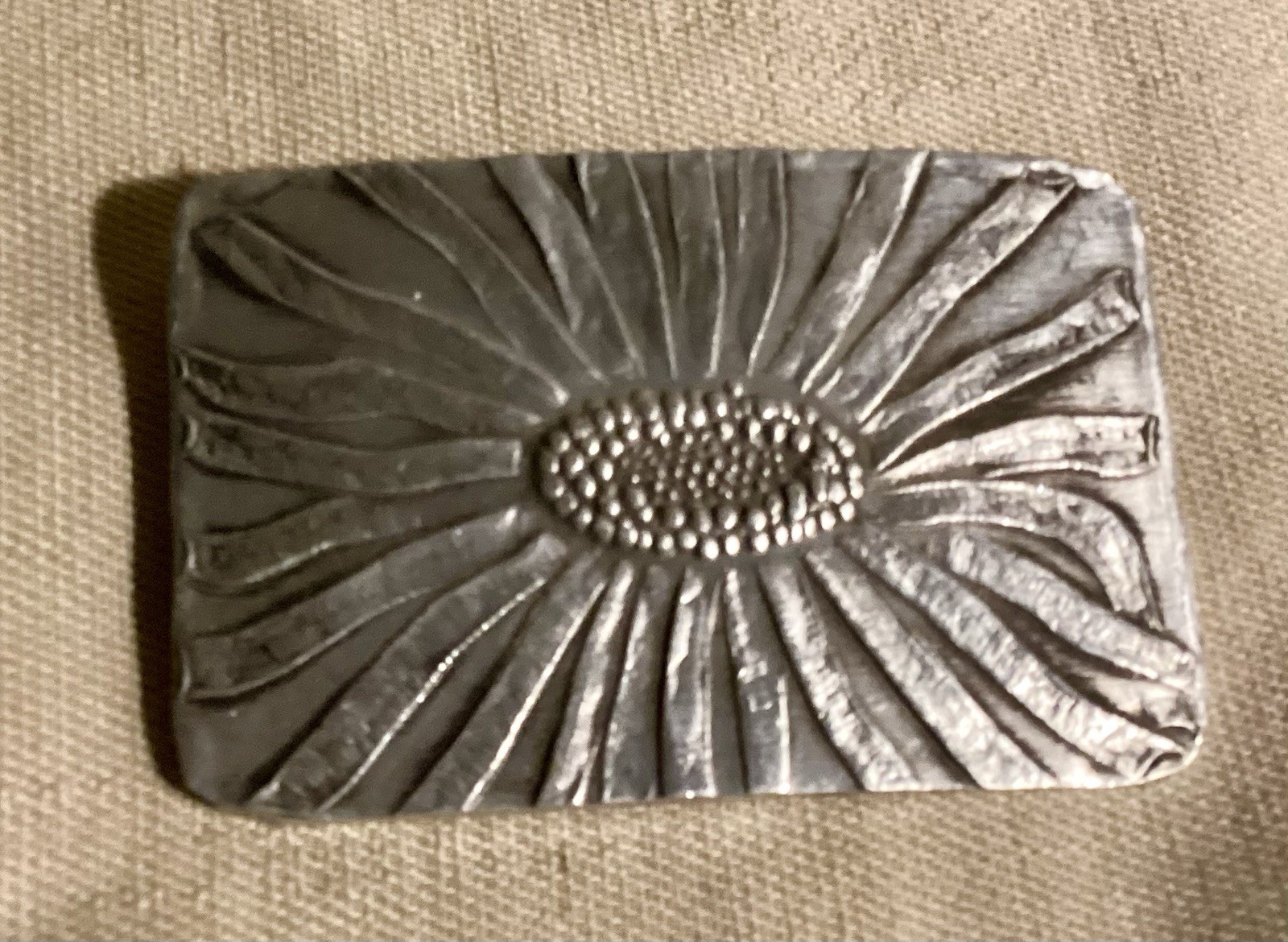 Wendell August Forge ALUMINUM Rectangular FLOWER … - image 1