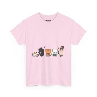 Funny Cute Cat Siblings Unisex Tee, Chibi Style, Funny Cat Sweatshirt T-Shirt