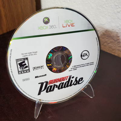 Burnout Paradise (Xbox 360) Disc ONLY