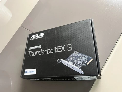 Asus ThunderboltEX 3  USB 3.1 Expansion Card with Cables and box ,Original