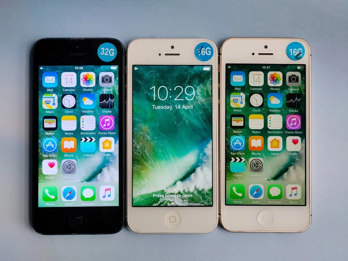 Good Apple iPhone 5 Unlocked 16GB Black Silver iOS 10 with