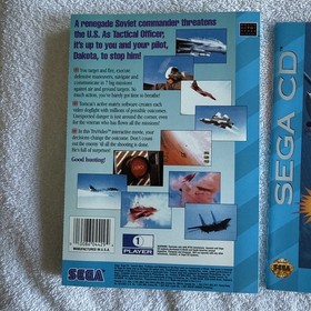 Tomcat Alley (Sega CD, 1994) CIB w Manual Reg Card Working With Insert Authentic
