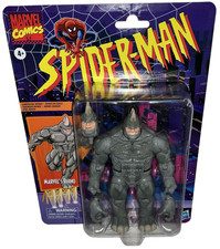 Marvel Legends MARVEL'S RHINO 8  Figure Rampaging Rhino  Spiderman 6  Retro