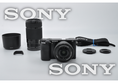 Sony Alpha A6000 (Kit with 16-50mm & 55-210mm Zoom) SC 2602 Black