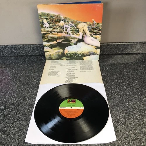 LP VINYL LED ZEPPELIN ALBUM HOUSES OF THE HOLY K 50014 UK 1ST PRESS 1973 EX/EX+