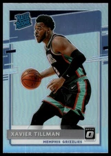 2020-21 Donruss Optic #185 Xavier Tillman Silver Holo