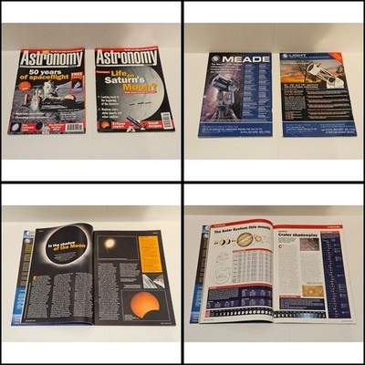 ASTRONOMY NOW Magazine Joblot - 2 Issues From 2006/2007
