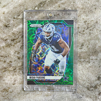 Panini 2024 Prizm Micah Parsons #77 Dallas Cowboys Serial Numbered /75