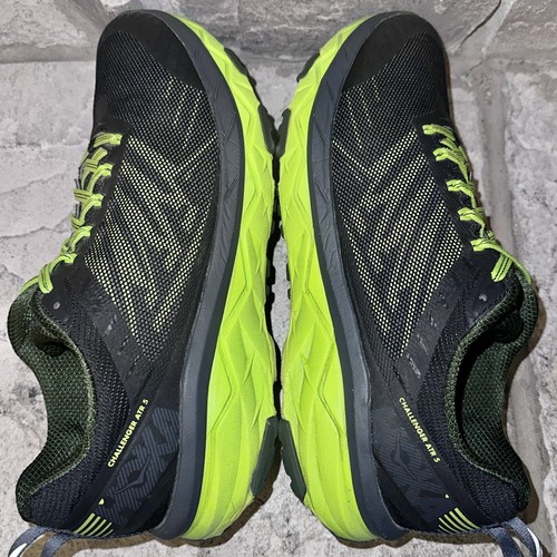 Near Mint Hoka Challenger ATR 5 Trail Black/Lime Running Shoes Sneakers 10.5 Men - Picture 6 of 10