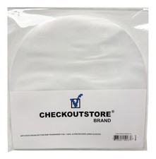 Anti Static Round Bottom Semi-transparent for 7" Vinyl 45 Inner Sleeves 