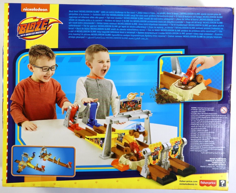 Fisher-Price Nickelodeon Blaze & The Monster Machines - Pista de carreras Mud Pit Foto 2 de 4