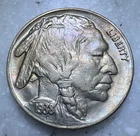 1938-D/S (D over S)  Buffalo Nickel - UNC - Beautiful Coin!!