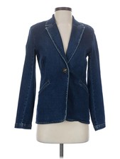 Evereve Women Blue Blazer XS
