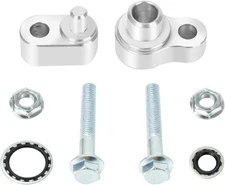 BLACKHORSE-RACING Rear Air A/C Block Off Kit Compatible with 2007-2015 GMC... 