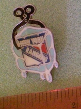 Hockey Pin - New York Rangers Ice Block