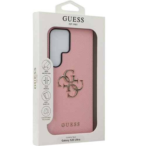 Handyhülle für Galaxy S25 Ultra Guess Case Cover Schutz Hülle Tasche Etui Rosa - Bild 9 von 9