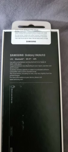Samsung Galaxy Watch3 SM-R845F 45mm Stainless Steel Case with Leather Strap -... - 第 3/9 張圖片