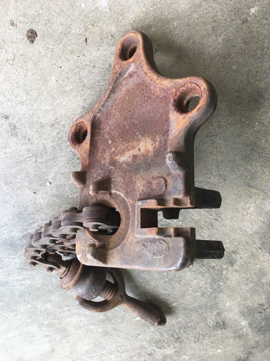 バイス2 Vintage J. H. Williams Vulcan No. 2 Pipe Clamp Chain Vise 1