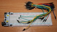 Placa de pan - placas de circuito de prototipado sin soldadura con adaptador de fuente de alimentación
