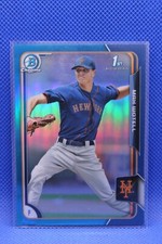 2015 Bowman Draft Chrome Blue Refractor /150 Max Wotell #103 SP RC 1st Mets