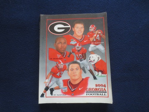 5 Georgia Bulldogs Football Media Guides 1997, 1999, 2000, 2001, 2004 SEC Athens - Picture 6 of 6