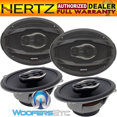 4 HERTZ MPX690.3 MILLE PRO 6''X9'' 260W RMS 3WAY TWEETERS COAXIAL CAR SPEAKERS NEW