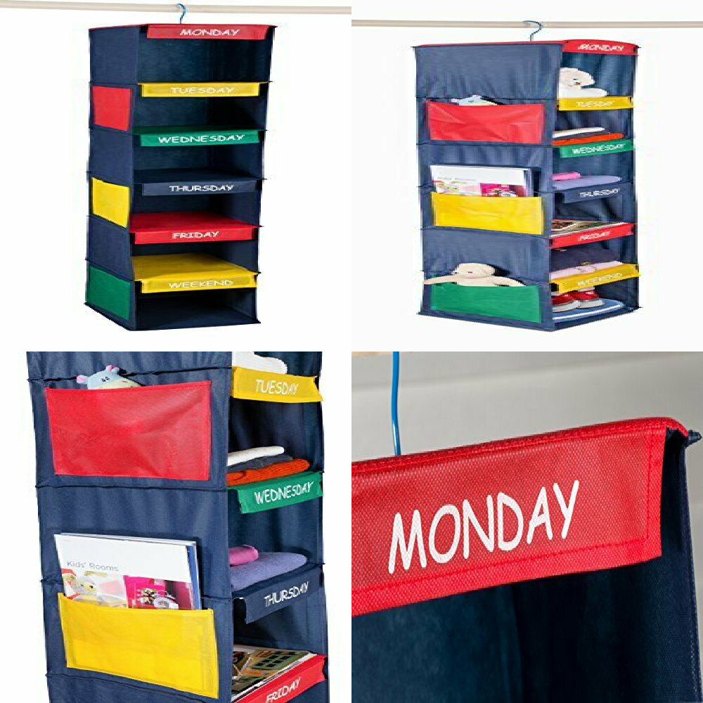 daily activity kids closet organizer