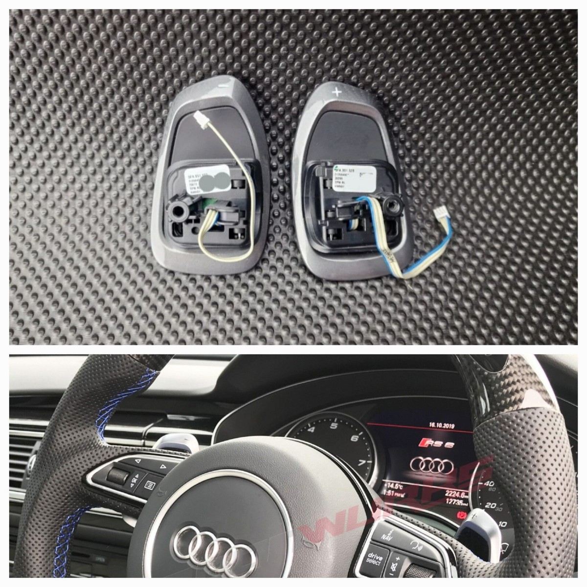 Seat Cupra Audi RS Paddles Shifters DSG A3 A4 A5 A6 A7 5FA951527  