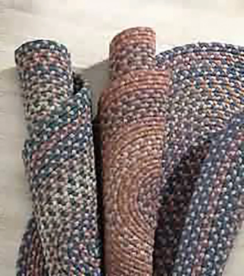 Kitchen Area Rug Nylon Braided Blue 7' x 9' | Renovator's Supply - Image 2 of 2