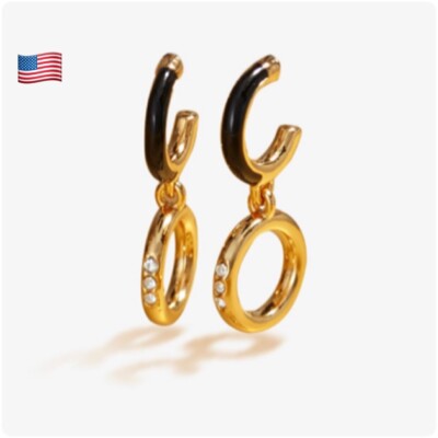 Aretes Pendientes Para mujer Líridas Cristal Hoops Joyería Yanbal