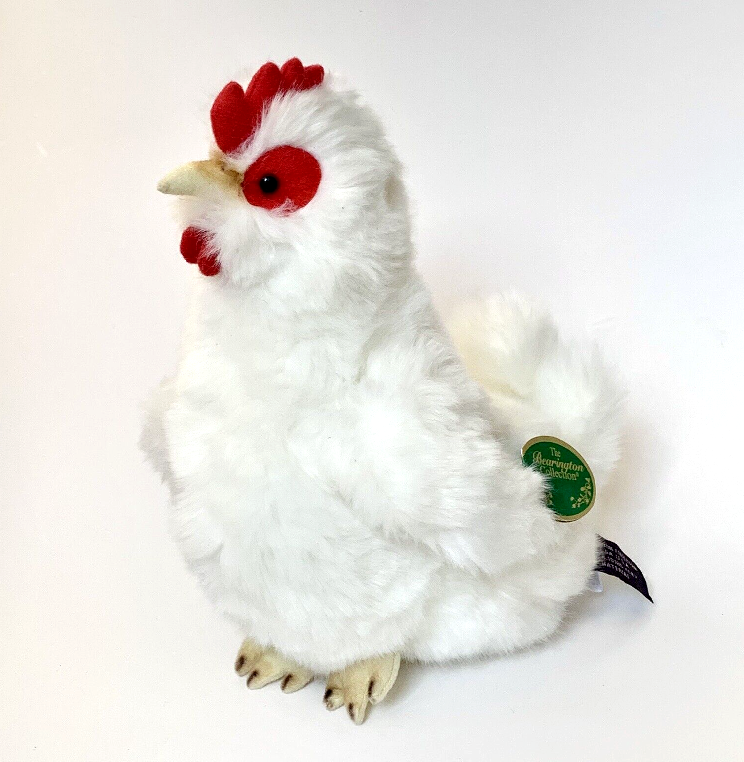 Bearington Collection Henny Hen Plush Chicken Stuffed Animal Realistic W/Tags