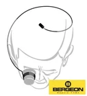 Eyeglass holder In Stainless steel Adjustable to any eyeglass Bergeon 5461 SWISS
