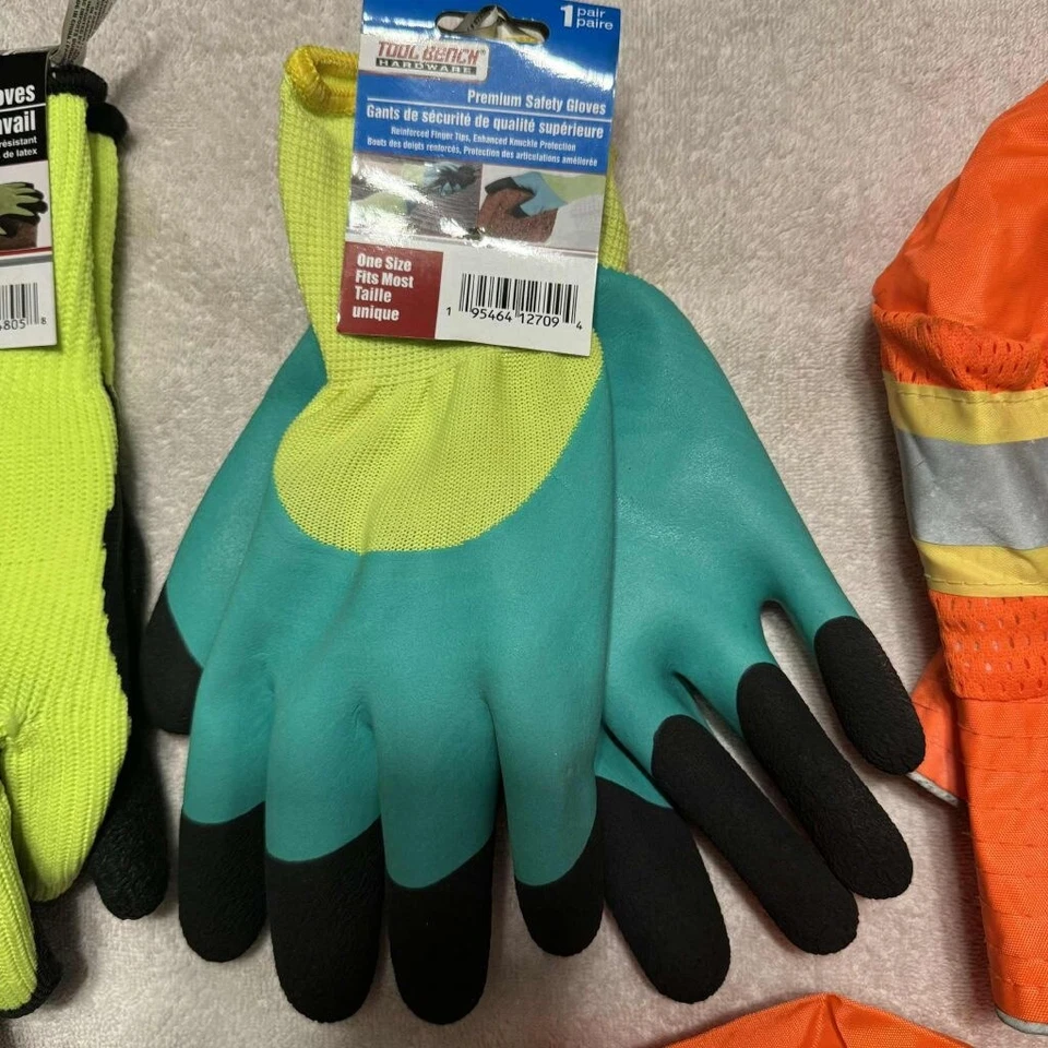 2 juegos cada uno Ironwear Sombrero de seguridad ajustable y guantes de trabajo de alta calidad Foto 3 de 4