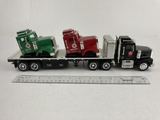 Taylor Made Trucks 1/32 2000 Credit Card Edition Texaco Flatbed 2 Cabs S/N 09773