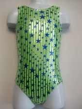 CHILD/TODDLER LEOTARD, HOLOGRAM STARS  STRIPES, GYMNASTICS, DANCE, KIDS, BABY