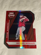 2021 Panini Elite Extra Edition Prime Numbers B Die-Cut /131 Michael Morales #83