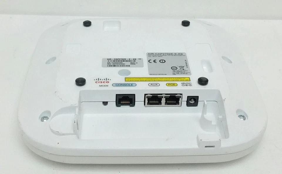 Cisco AIR-CAP2702E-E-K9 PoE 802.11a/b/g/n/ac Dual Band Wireless AccessPoint AP - Image 2 of 2