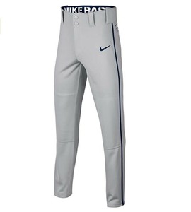 Download NEW $35 NIKE BOYS BASEBALL DRI-FIT PIPED PANTS GREY/NAVY ...