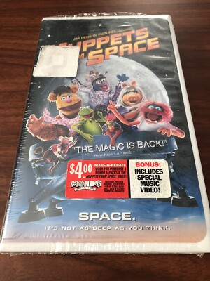 Muppets from Space Brand 1999 New Factory Sealed VHS Jim Henson Pictures