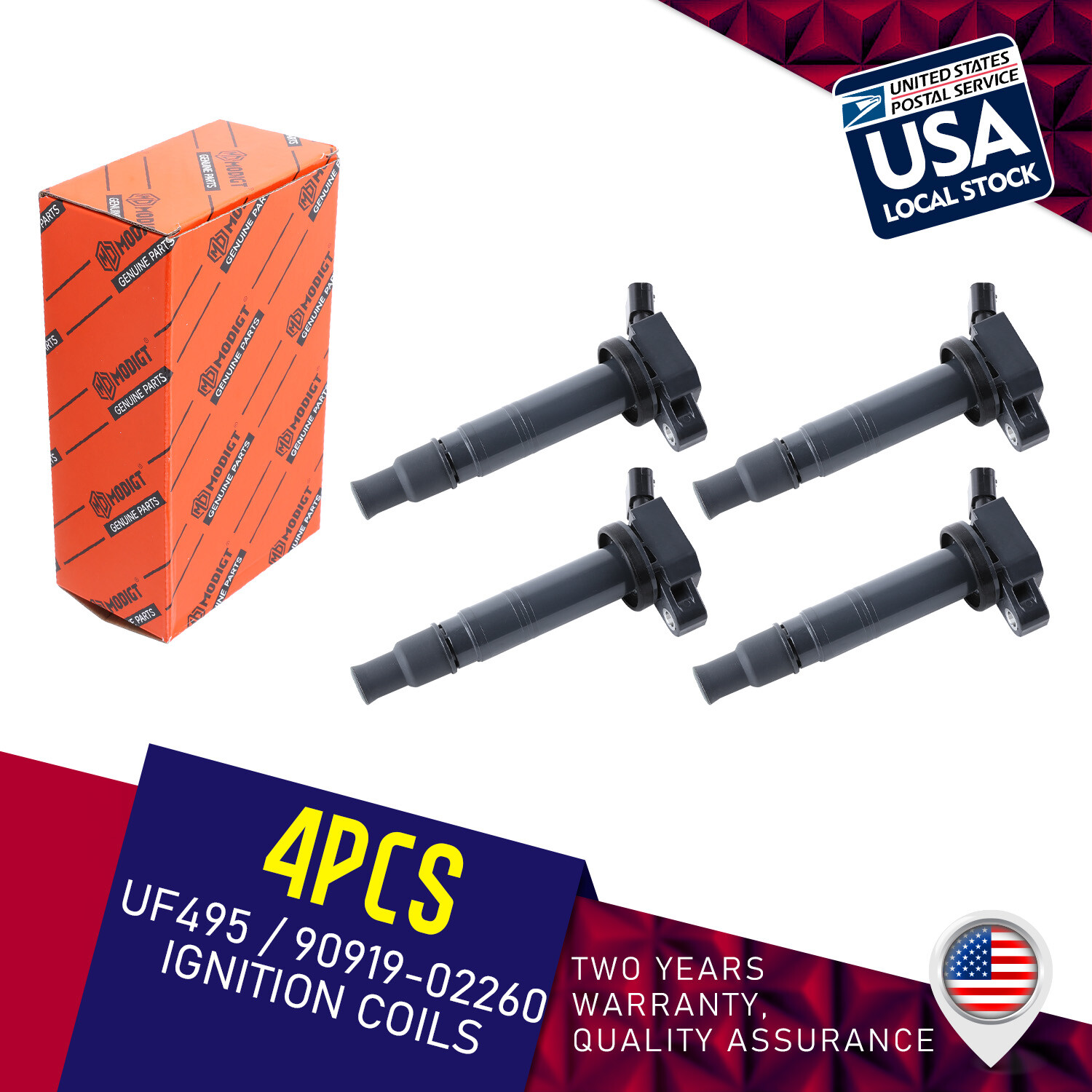 Genuine Toyota Lexus Ignition Coils 2003-2020 I4 V6 V8 90919-02260