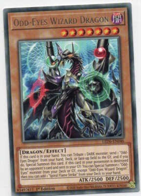 Yu-Gi-Oh! - Odd-Eyes Wizard Dragon Rare Card