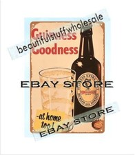 Irish stout beer Goodness Man Cave Diner tin sign garage decor classic drink