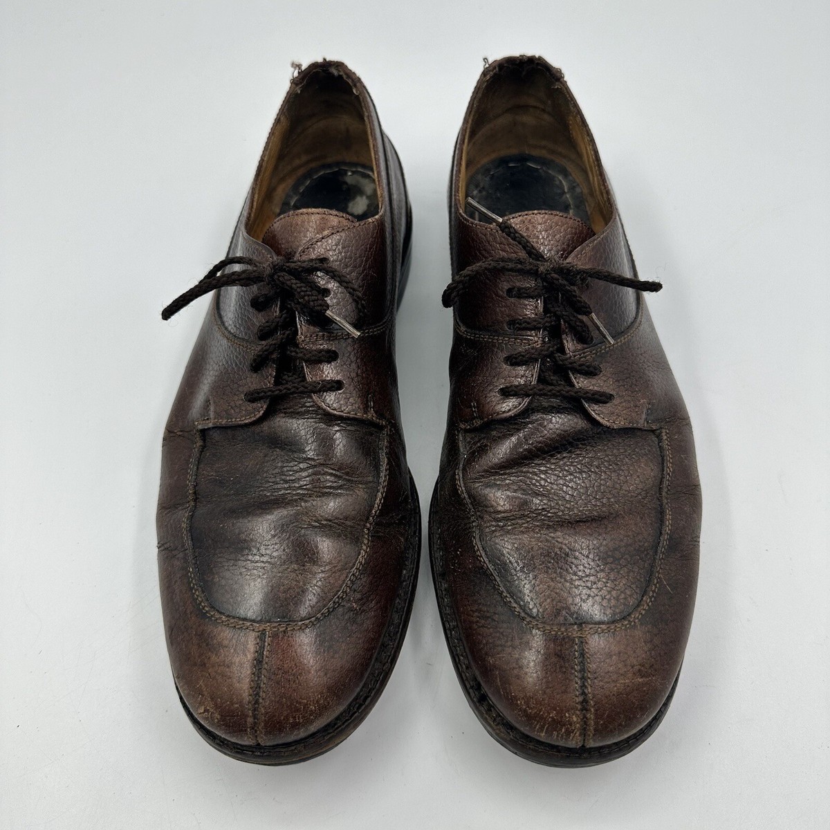 ローファー・オックスフォード Valentino Garavani Brown Leather Loafers Good Year Welted Vintage Valentino Garavani Brown Leather