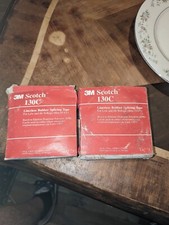 2 3M SCOTCH 130C LINERLESS RUBBER SPLICING TAPE 3/4 IN x 30 FT X .030