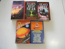 5 pb Science Fiction short story collections G-VG Classic - Modern